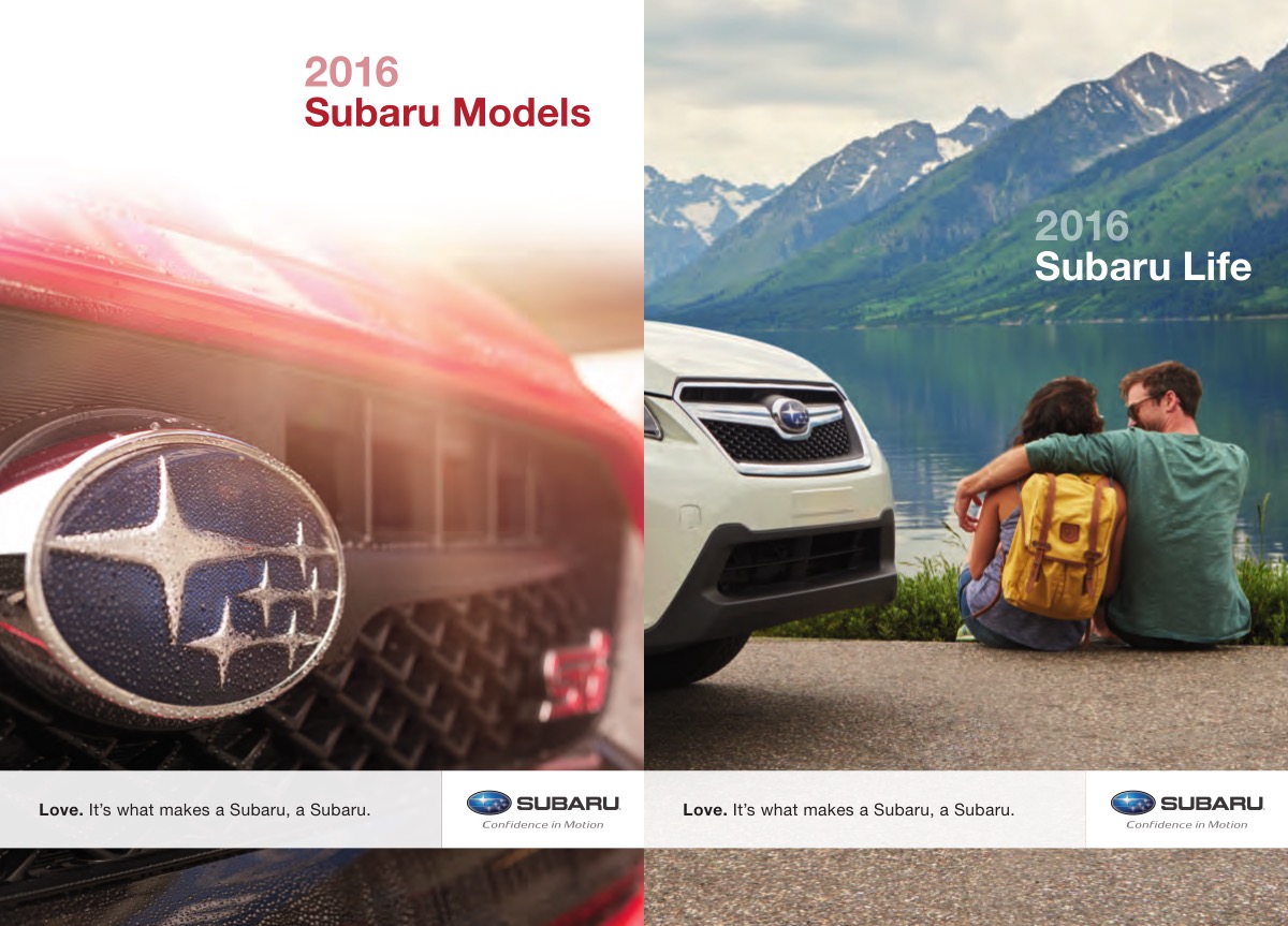 2016 Subaru All Models Brochure